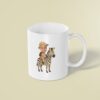 Custom Zebra Safari Explorer Tan Safari Helmet Face Cutout – Mug Custom Zebra Safari Explorer Tan Safari Helmet Face Cutout shown on a mug mockup