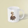 Custom Brown-Gray Hippo Safari Rider Face Cutout – Mug Custom Brown-Gray Hippo Safari Rider Face Cutout shown on a mug mockup