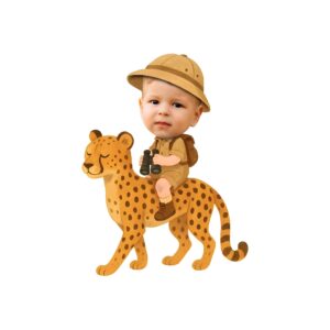 Custom Cheetah Safari Explorer Face Cutout – Original Custom Cheetah Safari Explorer Face Cutout design preview