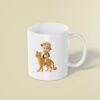 Custom Cheetah Safari Explorer Face Cutout – Mug Custom Cheetah Safari Explorer Face Cutout shown on a mug mockup