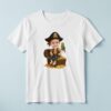 Custom Pirate Seated on a Treasure Chest Face Cutout – T-shirt Custom Pirate Seated on a Treasure Chest Face Cutout shown on a T-shirt mockup