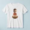 Custom Number 2 Football Player Seated Face Cutout – T-shirt Custom Number 2 Football Player Seated Face Cutout shown on a T-shirt mockup