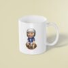 Custom Number 1 Football Player Seated Face Cutout – Mug Custom Number 1 Football Player Seated Face Cutout shown on a mug mockup