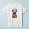 Custom Number 1 Football Player Seated Face Cutout – T-shirt Custom Number 1 Football Player Seated Face Cutout shown on a T-shirt mockup