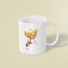 Custom Orange Twin-Tailed Fox Costume Face Cutout – Mug Custom Orange Twin-Tailed Fox Costume Face Cutout shown on a mug mockup