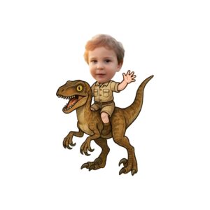 Custom Small Brown Raptor Explorer Rider Face Cutout – Original Custom Small Brown Raptor Explorer Rider Face Cutout design preview