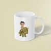 Custom Green Triceratops Explorer Rider Face Cutout – Mug Custom Green Triceratops Explorer Rider Face Cutout shown on a mug mockup