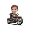 Custom Rider on a Classic Motorcycle Face Cutout – Original Custom Rider on a Classic Motorcycle Face Cutout design preview