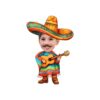 Custom Fiesta Guitarist in a Sombrero Face Cutout – Original Custom Fiesta Guitarist in a Sombrero Face Cutout design preview