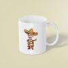 Custom Fiesta Guitarist in a Sombrero Face Cutout – Mug Custom Fiesta Guitarist in a Sombrero Face Cutout shown on a mug mockup