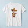 Custom Fiesta Guitarist in a Sombrero Face Cutout – T-shirt Custom Fiesta Guitarist in a Sombrero Face Cutout shown on a T-shirt mockup
