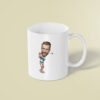 Custom Golfer Completing Light Blue Polo Face Cutout – Mug Custom Golfer Completing Light Blue Polo Face Cutout shown on a mug mockup