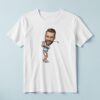 Custom Golfer Completing Light Blue Polo Face Cutout – T-shirt Custom Golfer Completing Light Blue Polo Face Cutout shown on a T-shirt mockup
