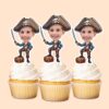 Custom Blue-Coated Pirate with Sword and Chest Face Cutout – Cupcake Topper Custom Blue-Coated Pirate with Sword and Chest Face Cutout shown on a cupcake topper mockup