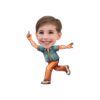 Custom Teal-Jacket Bowler Follow-Through Face Cutout – Original Custom Teal-Jacket Bowler Follow-Through Face Cutout design preview