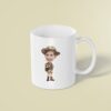 Custom Binoculars Safari Brown Safari Hat Face Cutout – Mug Custom Binoculars Safari Brown Safari Hat Face Cutout shown on a mug mockup