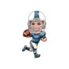 Custom Blue-Uniform Football White Helmet Face Cutout – Original Custom Blue-Uniform Football White Helmet Face Cutout design preview