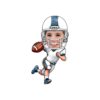 Custom White-Uniform Football Runner Face Cutout – Original Custom White-Uniform Football Runner Face Cutout design preview