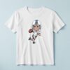 Custom White-Uniform Football Runner Face Cutout – T-shirt Custom White-Uniform Football Runner Face Cutout shown on a T-shirt mockup