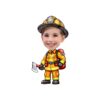 Custom Firefighter Carrying an Axe Face Cutout – Original Custom Firefighter Carrying an Axe Face Cutout design preview