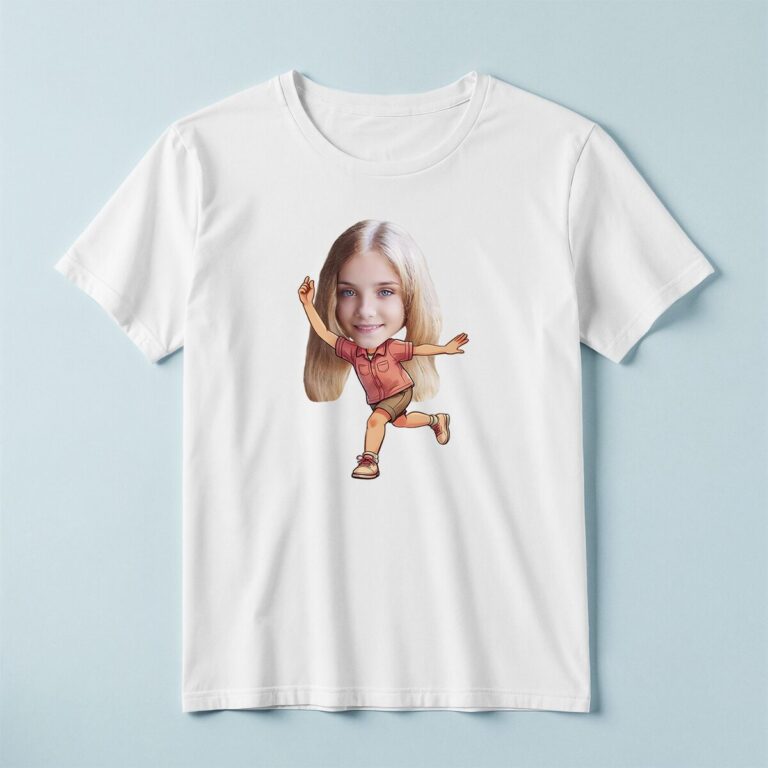 Custom Coral-Shirt Bowler Follow-Through Face Cutout – T-shirt Custom Coral-Shirt Bowler Follow-Through Face Cutout shown on a T-shirt mockup
