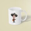 Custom Mariachi-Style Embroidered Sombrero Face Cutout – Mug Custom Mariachi-Style Embroidered Sombrero Face Cutout shown on a mug mockup