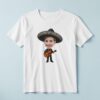 Custom Mariachi-Style Embroidered Sombrero Face Cutout – T-shirt Custom Mariachi-Style Embroidered Sombrero Face Cutout shown on a T-shirt mockup