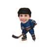 Custom Navy-Uniform Ice Hockey Skater Face Cutout – Original Custom Navy-Uniform Ice Hockey Skater Face Cutout design preview
