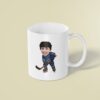 Custom Navy-Uniform Ice Hockey Skater Face Cutout – Mug Custom Navy-Uniform Ice Hockey Skater Face Cutout shown on a mug mockup
