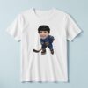 Custom Navy-Uniform Ice Hockey Skater Face Cutout – T-shirt Custom Navy-Uniform Ice Hockey Skater Face Cutout shown on a T-shirt mockup