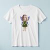 Custom Green Leaf Fairy Face Cutout – T-shirt Custom Green Leaf Fairy Face Cutout shown on a T-shirt mockup
