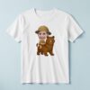 Custom Bear Safari Explorer Face Cutout – T-shirt Custom Bear Safari Explorer Face Cutout shown on a T-shirt mockup