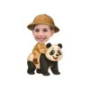 Custom Panda Safari Explorer Face Cutout – Original Custom Panda Safari Explorer Face Cutout design preview