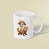 Custom Red Panda Safari Explorer Face Cutout – Mug Custom Red Panda Safari Explorer Face Cutout shown on a mug mockup