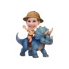 Custom Blue Triceratops Tan Safari Helmet Face Cutout – Original Custom Blue Triceratops Tan Safari Helmet Face Cutout design preview