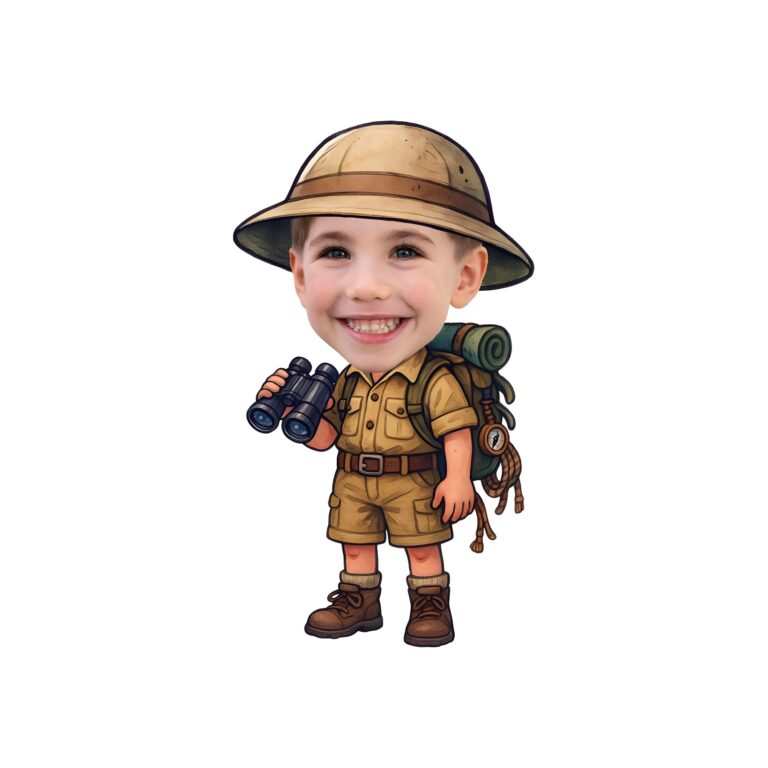 Custom Binoculars Safari Tan Safari Helmet Face Cutout – Original Custom Binoculars Safari Tan Safari Helmet Face Cutout design preview