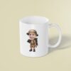 Custom Binoculars Safari Tan Safari Helmet Face Cutout – Mug Custom Binoculars Safari Tan Safari Helmet Face Cutout shown on a mug mockup
