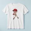 Custom Baseball Batter in Red Cap Face Cutout – T-shirt Custom Baseball Batter in Red Cap Face Cutout shown on a T-shirt mockup