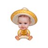 Custom Baby in a Gold Embroidered Charro Face Cutout – Original Custom Baby in a Gold Embroidered Charro Face Cutout design preview