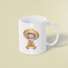 Custom Baby in a Gold Embroidered Charro Face Cutout – Mug Custom Baby in a Gold Embroidered Charro Face Cutout shown on a mug mockup
