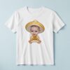 Custom Baby in a Gold Embroidered Charro Face Cutout – T-shirt Custom Baby in a Gold Embroidered Charro Face Cutout shown on a T-shirt mockup