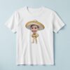 Custom Gold Embroidered Charro Outfit Face Cutout – T-shirt Custom Gold Embroidered Charro Outfit Face Cutout shown on a T-shirt mockup