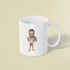 Custom Patriotic Partygoer Face Cutout – Mug Custom Patriotic Partygoer Face Cutout shown on a mug mockup