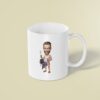 Custom Patriotic Backyard Griller Face Cutout – Mug Custom Patriotic Backyard Griller Face Cutout shown on a mug mockup