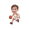 Custom White-Uniform Basketball Player Face Cutout – Original Custom White-Uniform Basketball Player Face Cutout design preview