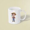 Custom Farmer Holding Orange Check Shirt Face Cutout – Mug Custom Farmer Holding Orange Check Shirt Face Cutout shown on a mug mockup