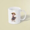 Custom Farmer Riding a Black Straw Hat Face Cutout – Mug Custom Farmer Riding a Black Straw Hat Face Cutout shown on a mug mockup