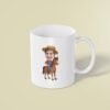 Custom Farmer Riding a Horse Face Cutout – Mug Custom Farmer Riding a Horse Face Cutout shown on a mug mockup