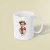 Custom Farmer Riding a Chicken Face Cutout – Mug Custom Farmer Riding a Chicken Face Cutout shown on a mug mockup