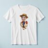 Custom Farmer Riding a Chicken Face Cutout – T-shirt Custom Farmer Riding a Chicken Face Cutout shown on a T-shirt mockup